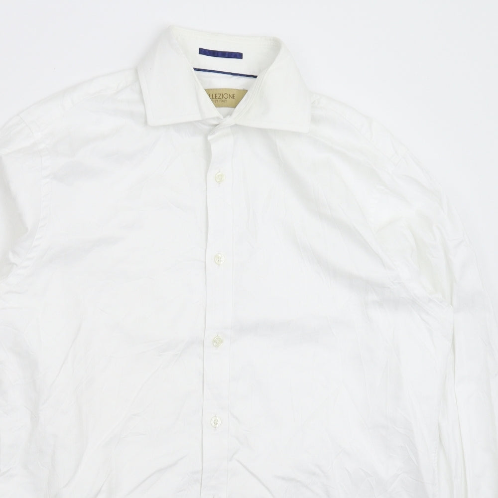 Marks and Spencer Mens White    Dress Shirt Size 40