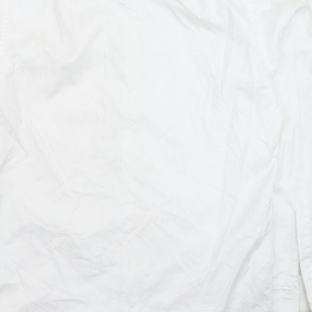 Marks and Spencer Mens White    Dress Shirt Size 40