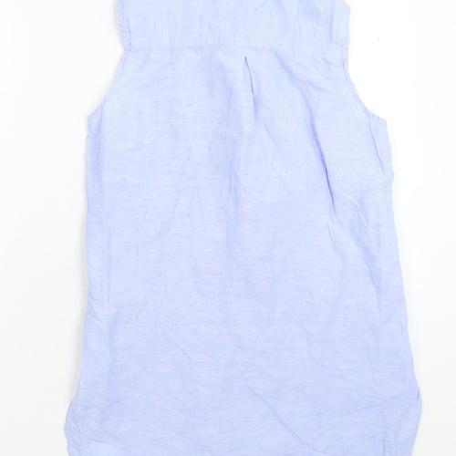 Marks and Spencer Womens Blue   Shirt Dress  Size 12