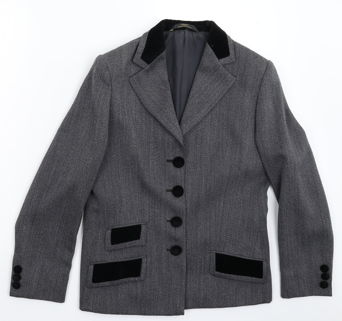 Marks and Spencer Womens Grey   Jacket Blazer Size 12