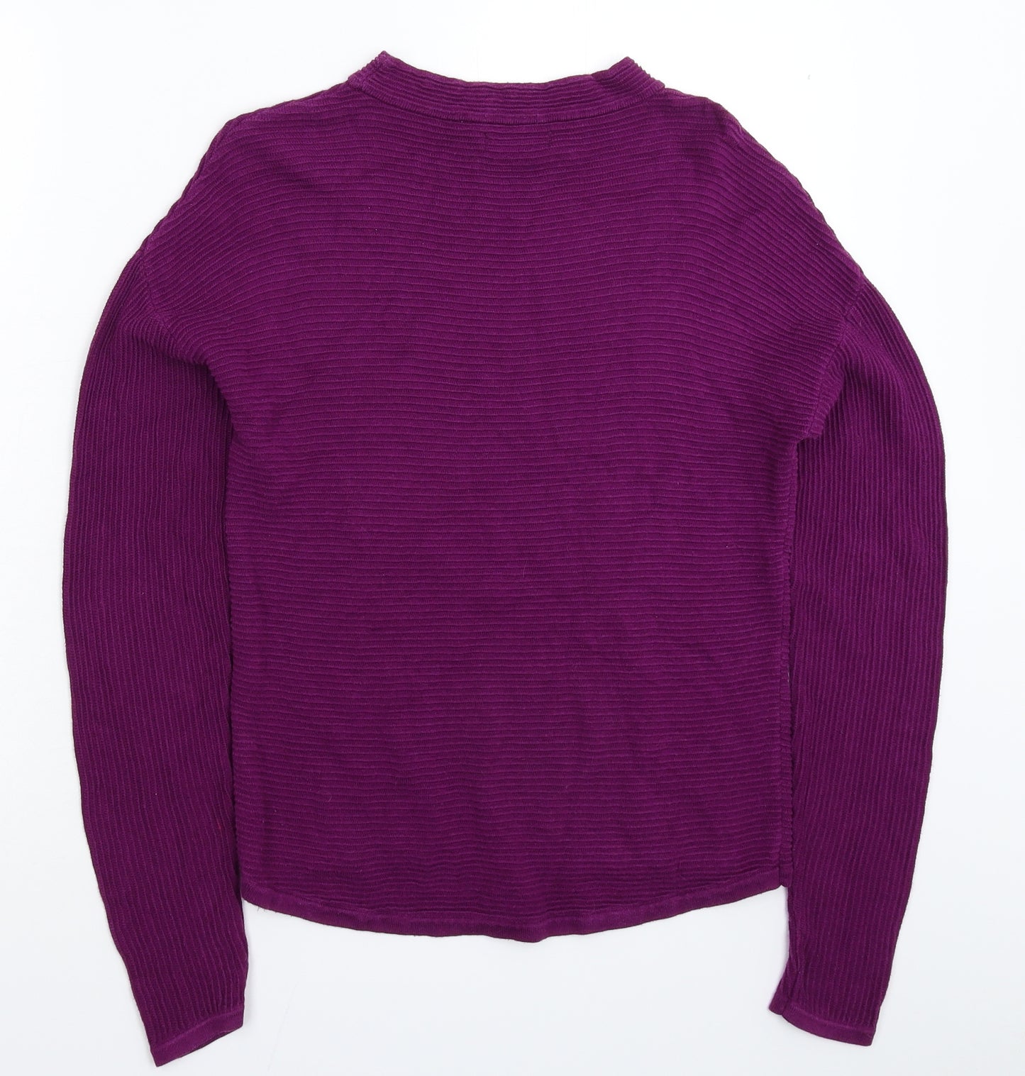 Garcia Womens Purple  Knit Pullover Jumper Size XS