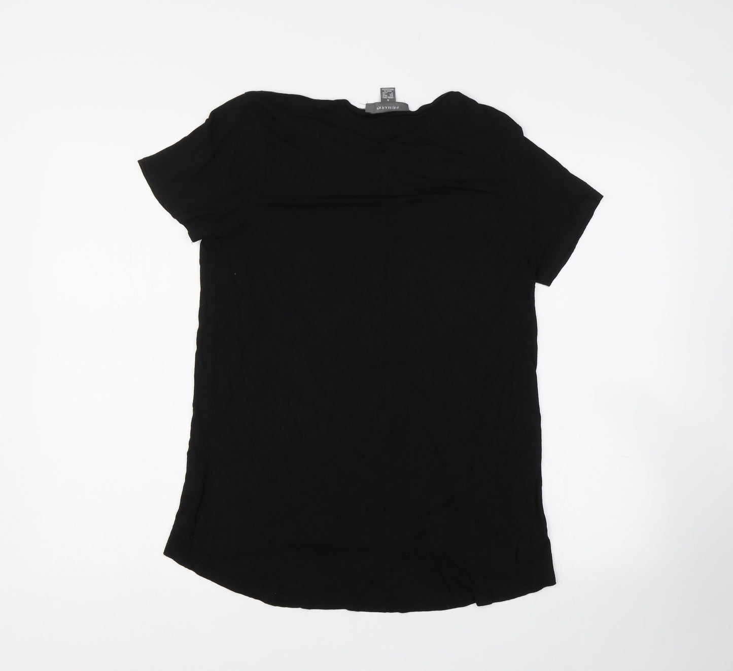 Primark Womens Black   Basic T-Shirt Size S