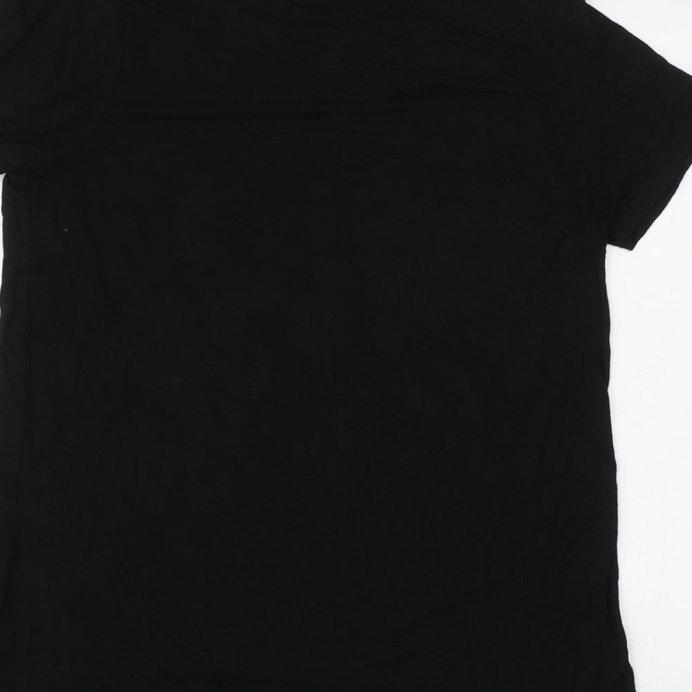 Primark Womens Black   Basic T-Shirt Size S