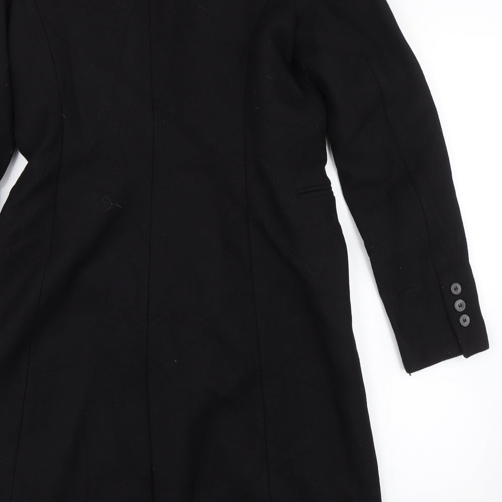 Zara Womens Black   Trench Coat Coat Size M