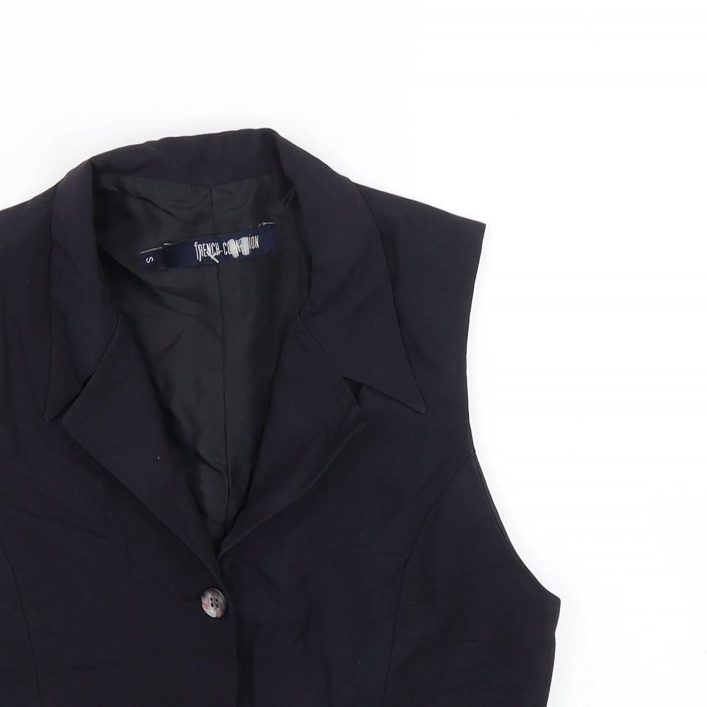 French Connection Womens Black   Jacket Suit Waistcoat Size S