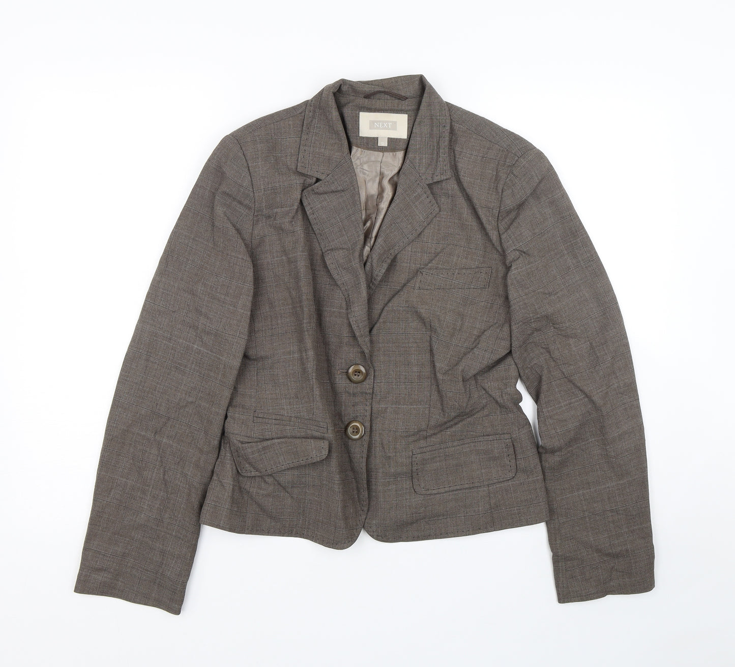 NEXT Womens Brown   Jacket Suit Size 12