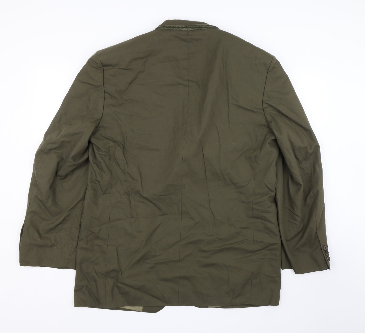 St Michael Mens Green   Jacket Suit Size 42
