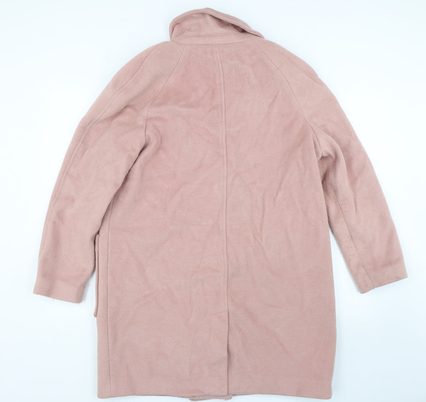 M&S Womens Pink   Trench Coat Coat Size 14