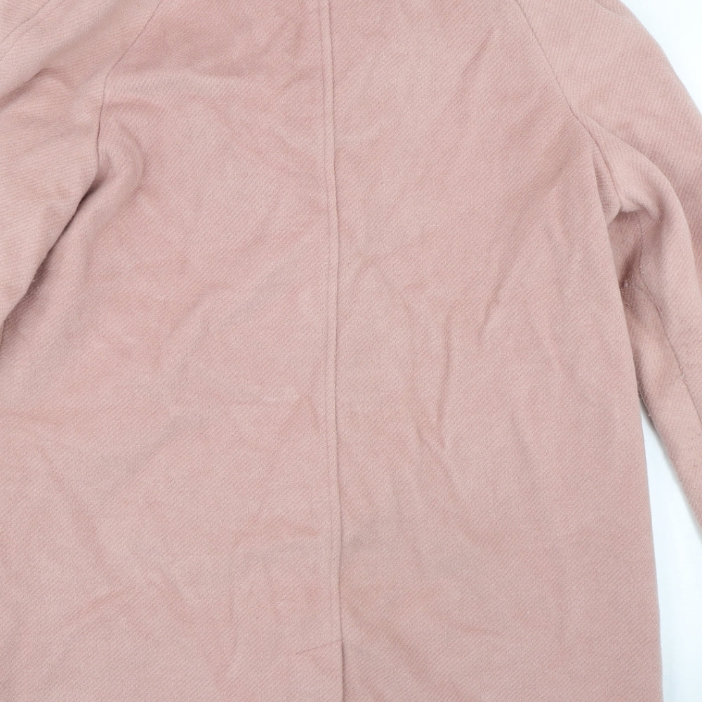 M&S Womens Pink   Trench Coat Coat Size 14