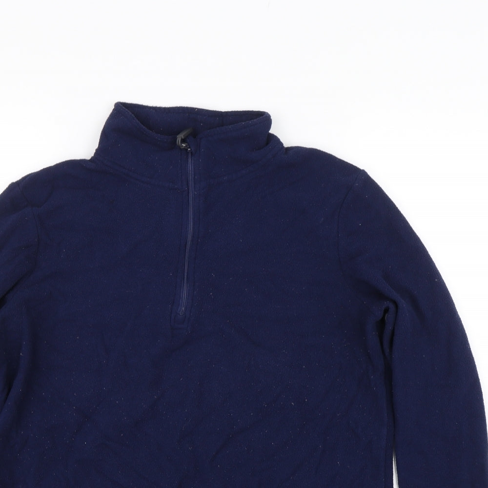 Peter Storm Womens Blue  Fleece Pullover Sweatshirt Size 12