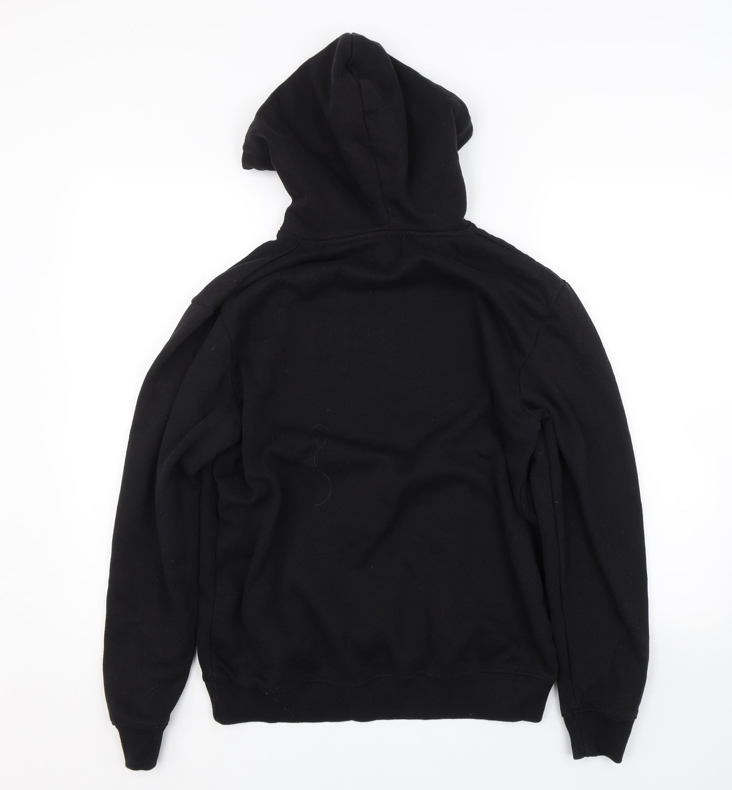 Boohoo man Mens Black   Pullover Hoodie Size S