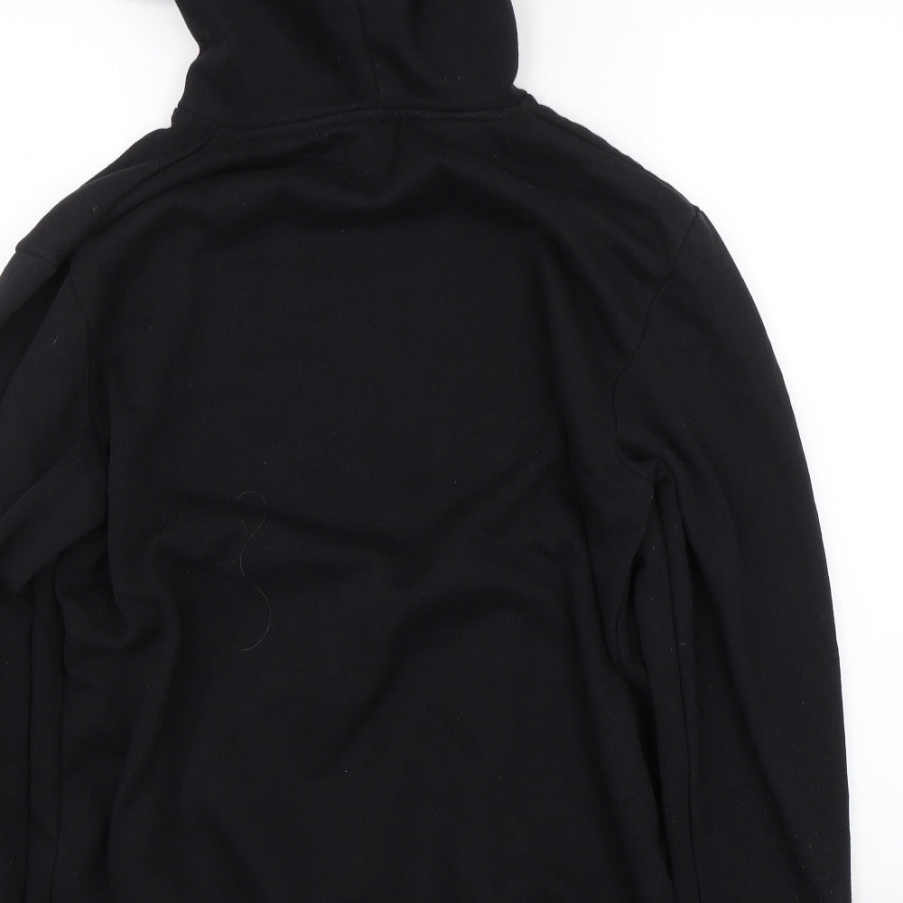 Boohoo man Mens Black   Pullover Hoodie Size S