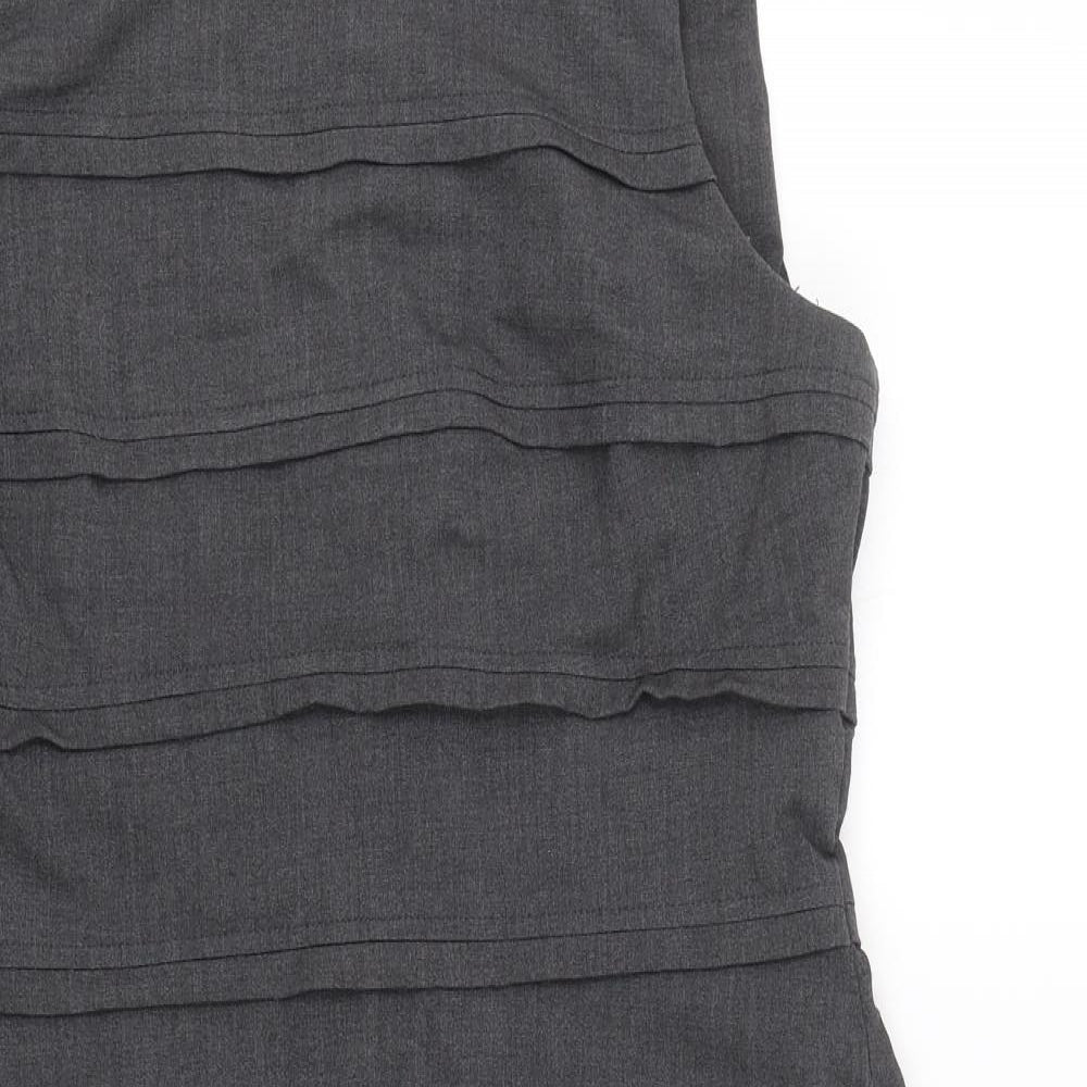 Calvin Klein Womens Grey   Tank Dress  Size 14