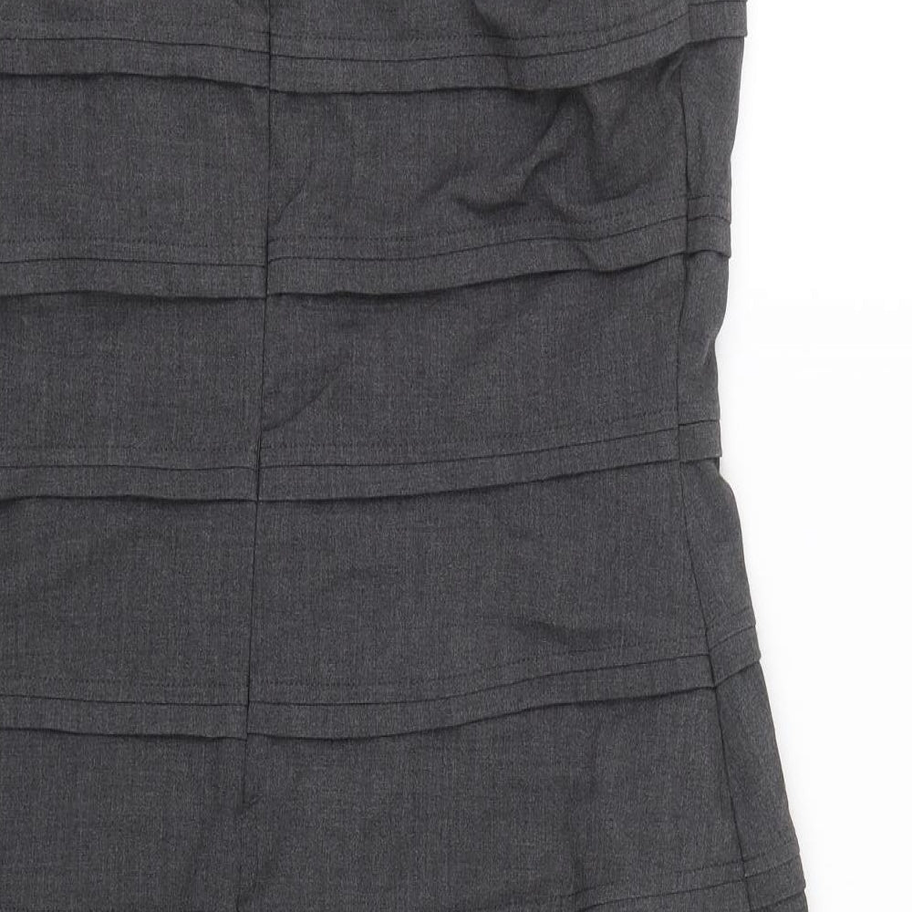 Calvin Klein Womens Grey   Tank Dress  Size 14