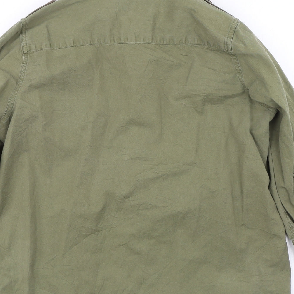 TU Womens Green   Basic Button-Up Size 14