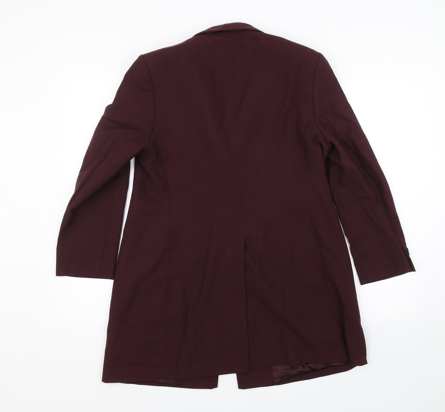 M&S Womens Purple   Trench Coat Coat Size 14