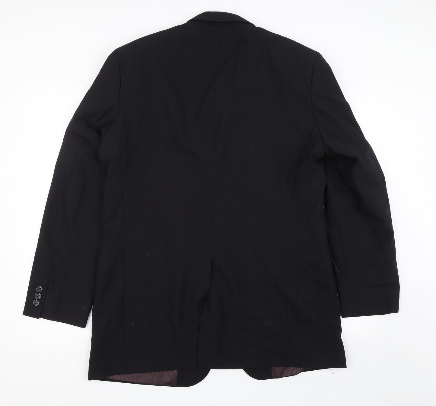 M&S Mens Black   Jacket Suit Size 42