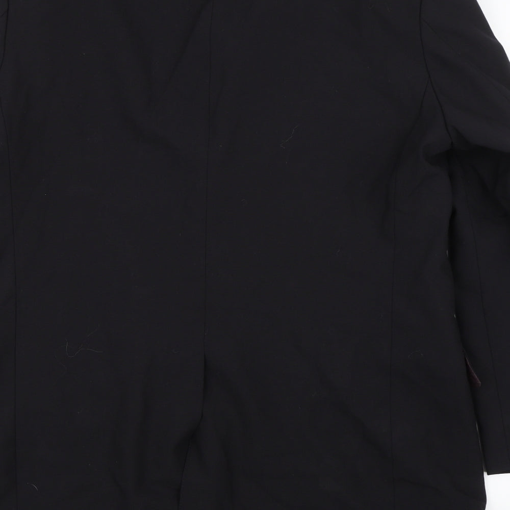 M&S Mens Black   Jacket Suit Size 42