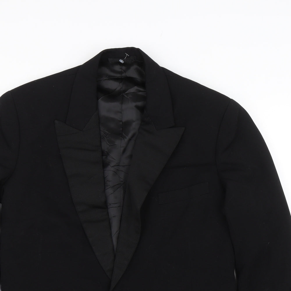 Wai Lam Mens Black   Tuxedo Suit Size 36