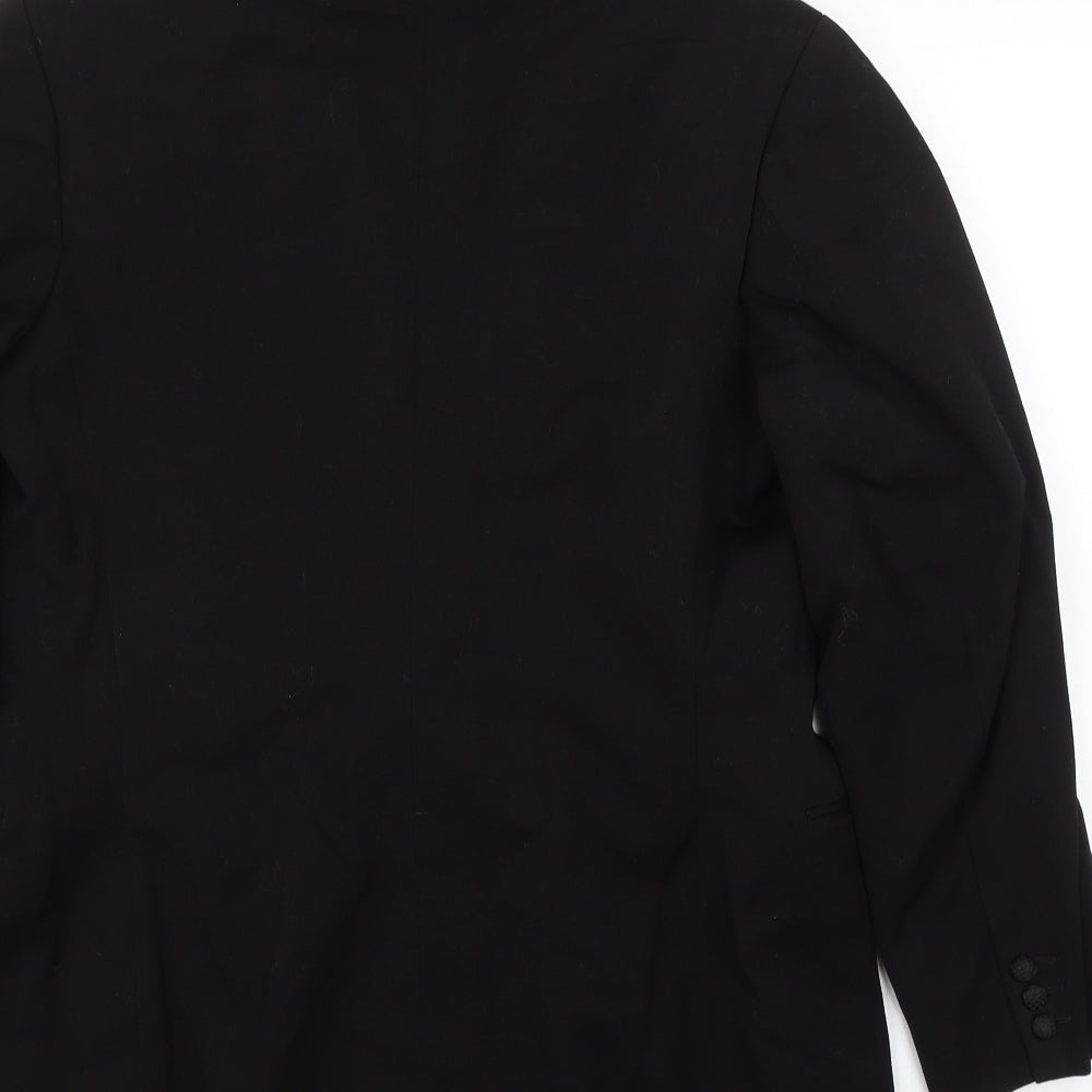 Wai Lam Mens Black   Tuxedo Suit Size 36