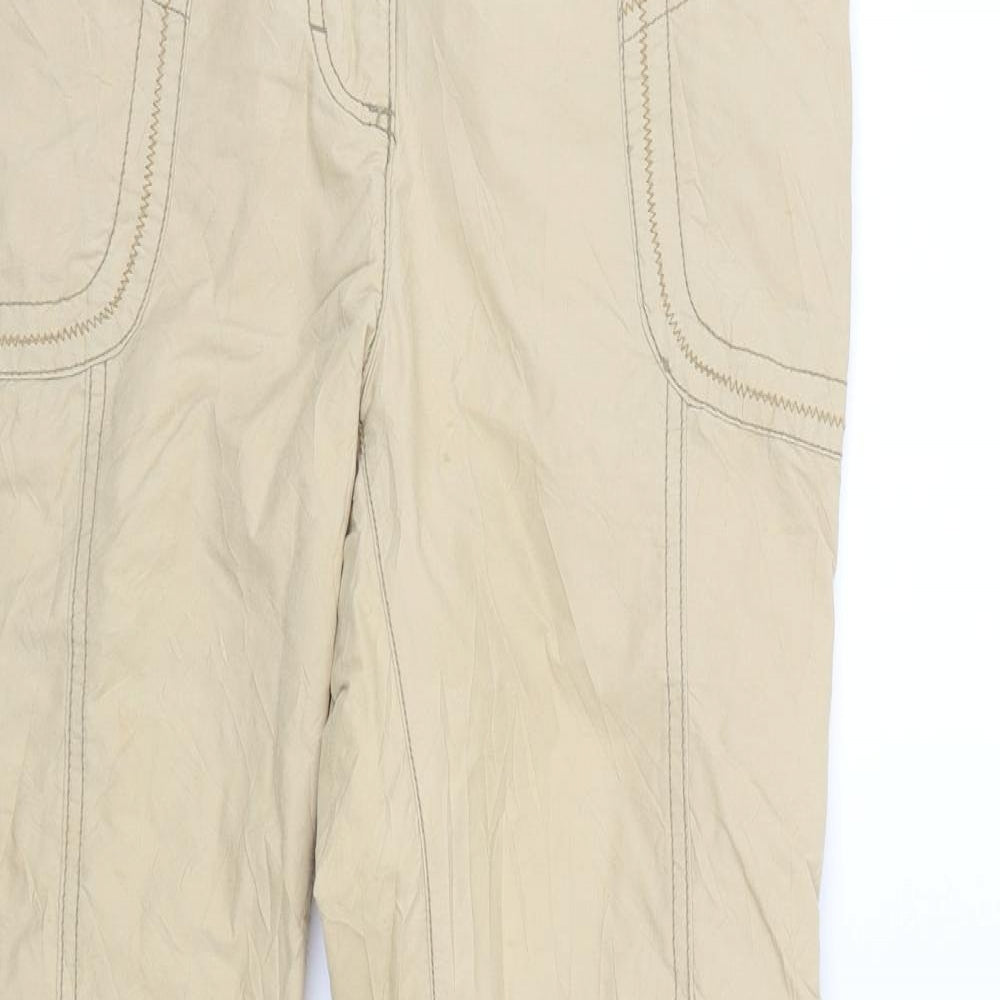 NEXT Womens Beige   Trousers  Size 10 L27 in