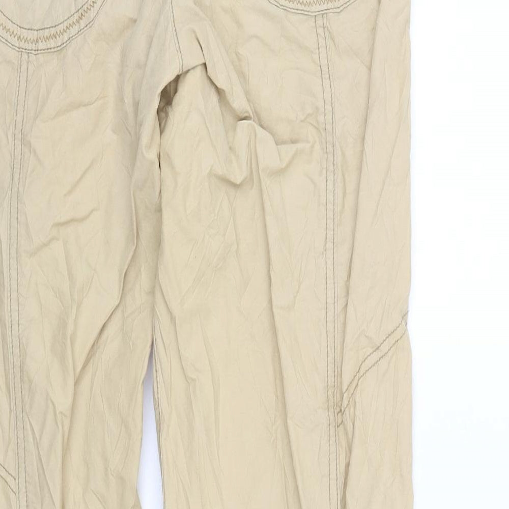 NEXT Womens Beige   Trousers  Size 10 L27 in