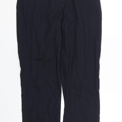 Gerry Weber Womens Blue Striped  Trousers  Size 12 L28 in