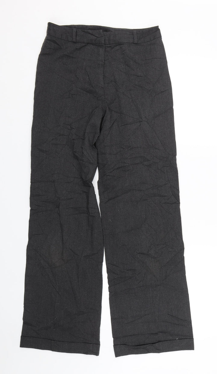 Warehouse Womens Black Trousers Size 10 L28.5 in