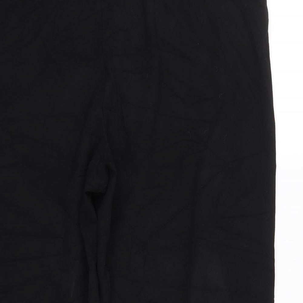 Simplybe Womens Black   Cropped Trousers Size 20 L22.5 in