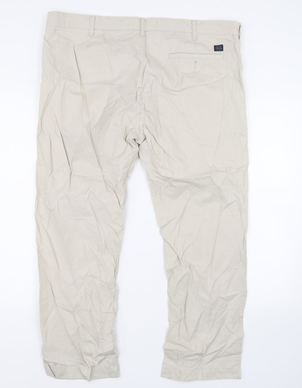 M&S Mens Beige   Trousers  Size 42 L26 in