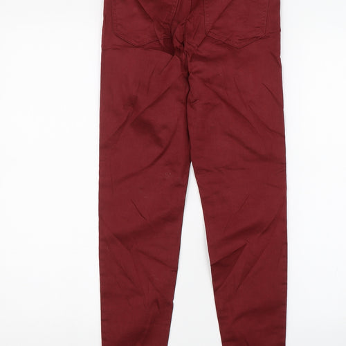 M&S Womens Red   Jegging Jeans Size 6 L26 in