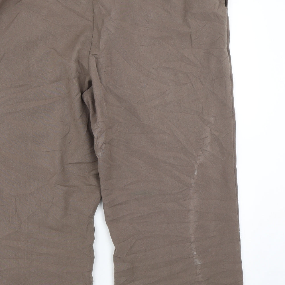 Essential Collection Womens Brown   Cropped Trousers Size 20 L23 in