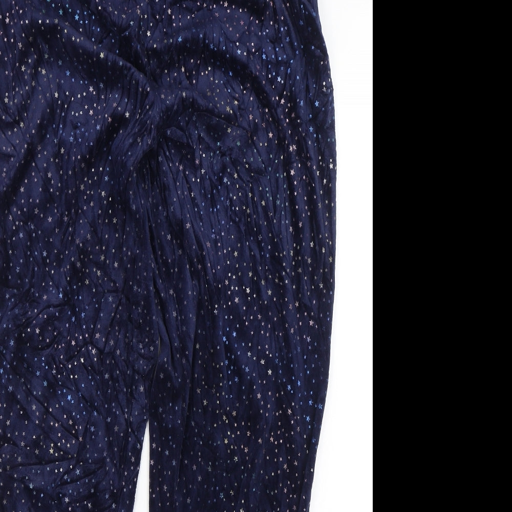 Matalan Womens Blue Polka Dot  Cami Pyjama Pants Size 12