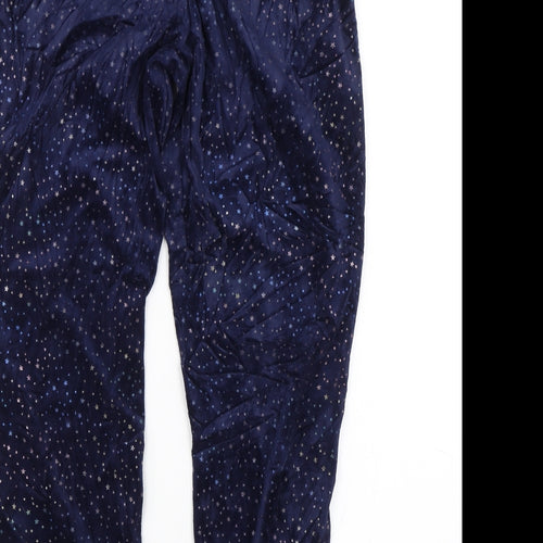 Matalan Womens Blue Polka Dot  Cami Pyjama Pants Size 12