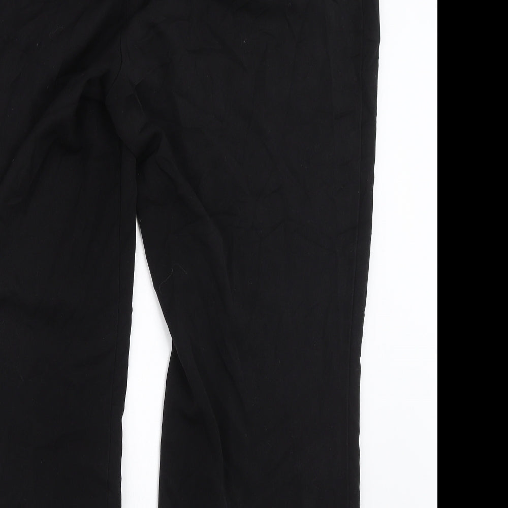 M&Co Womens Black   Trousers  Size 24 L26 in