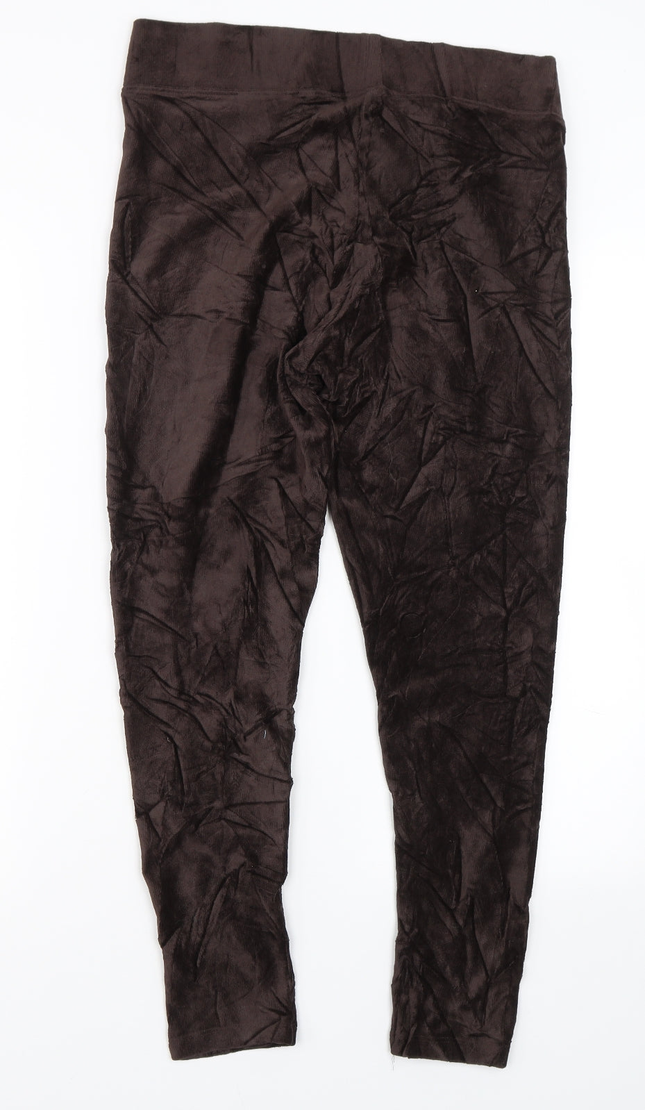 M&S Womens Brown  Corduroy Capri Jeans Size 14 L25 in
