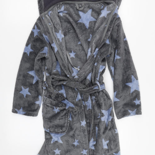 M&S Boys Grey Polka Dot   Gown Size 9-10 Years  - Stars
