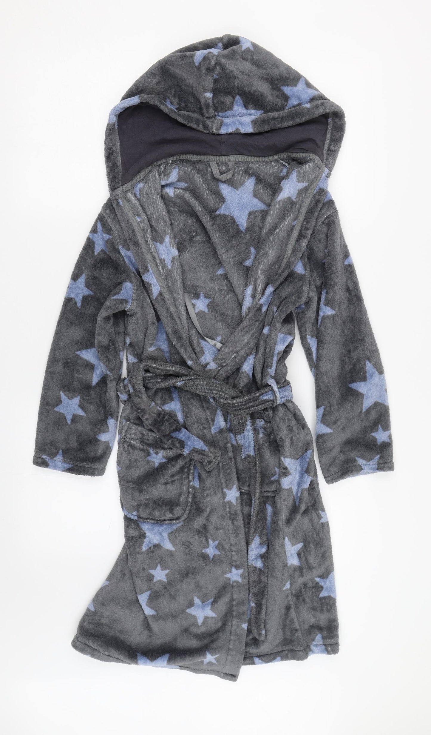 M&S Boys Grey Polka Dot   Gown Size 9-10 Years  - Stars