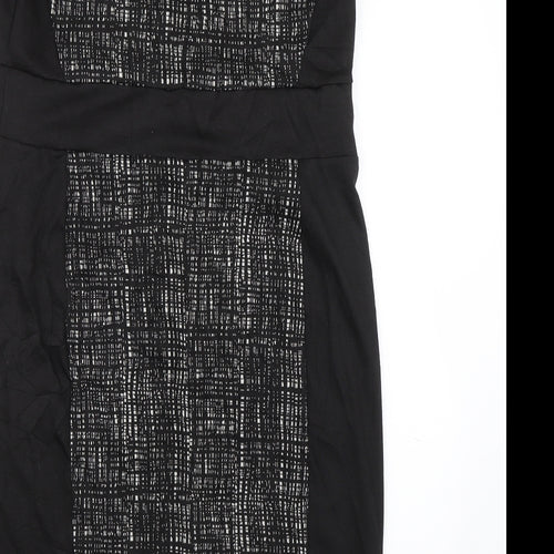 Lavita Womens Black   T-Shirt Dress  Size 14