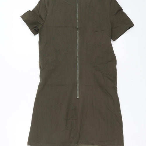Preworn Womens Green   T-Shirt Dress  Size 8