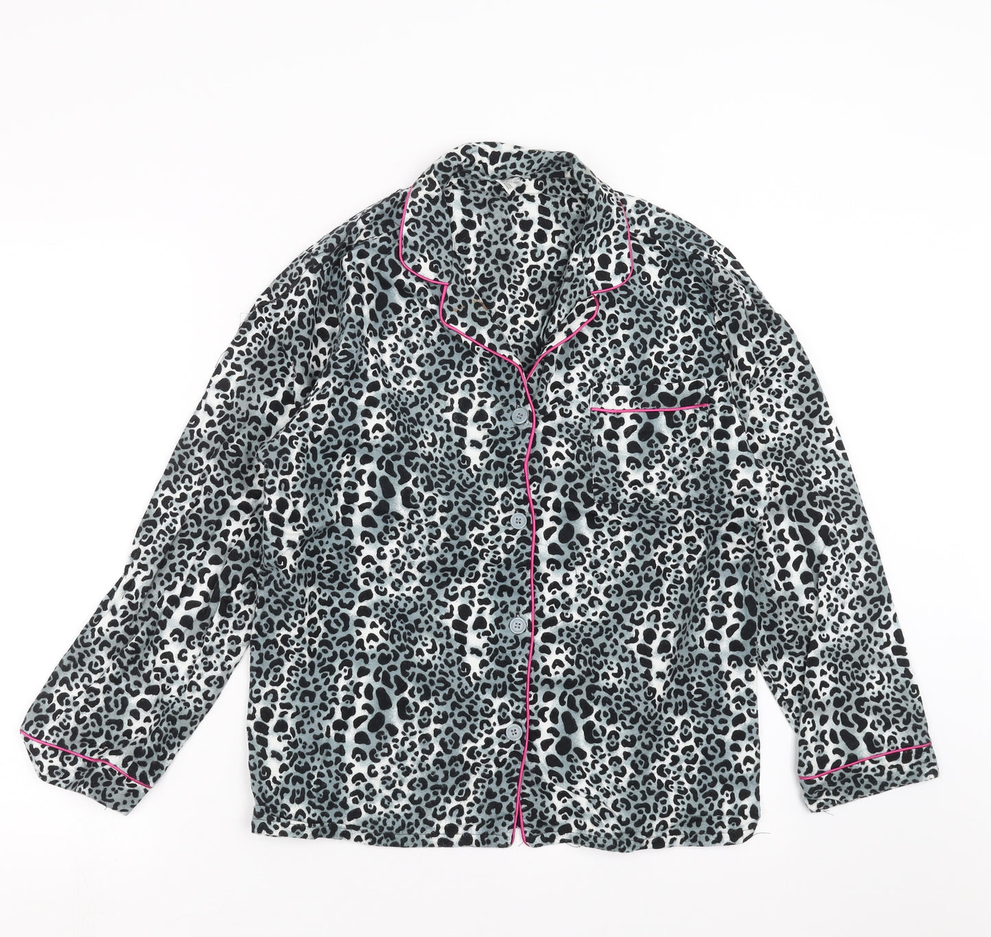 nd intimates Womens Grey Animal Print  Top Pyjama Top Size S