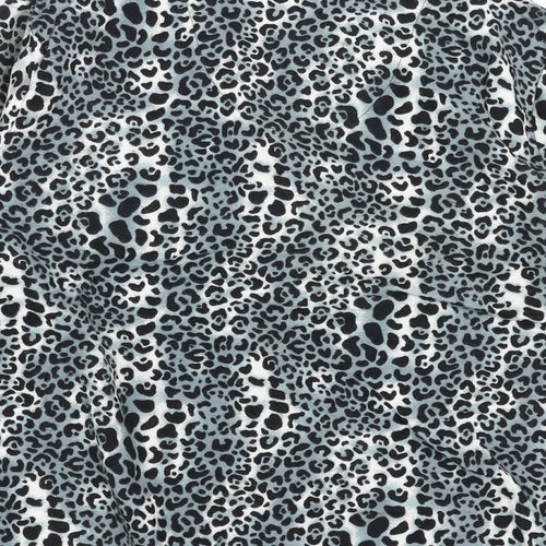 nd intimates Womens Grey Animal Print  Top Pyjama Top Size S