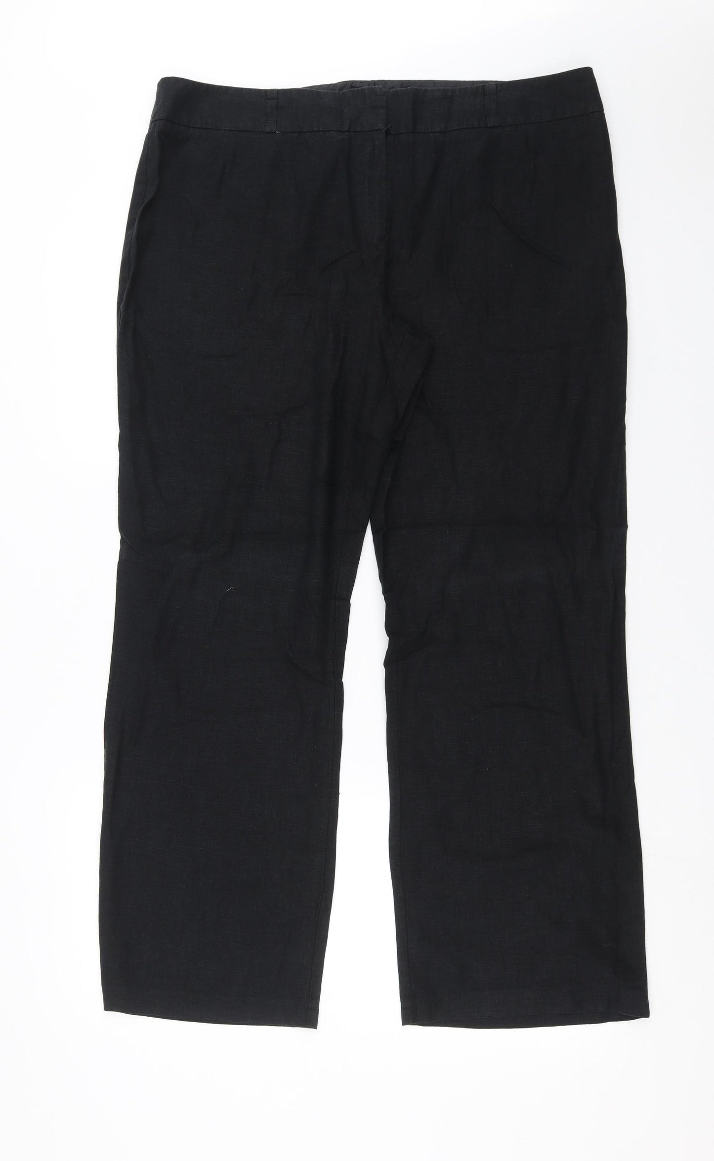 F&F Womens Black   Trousers  Size 18 L29 in