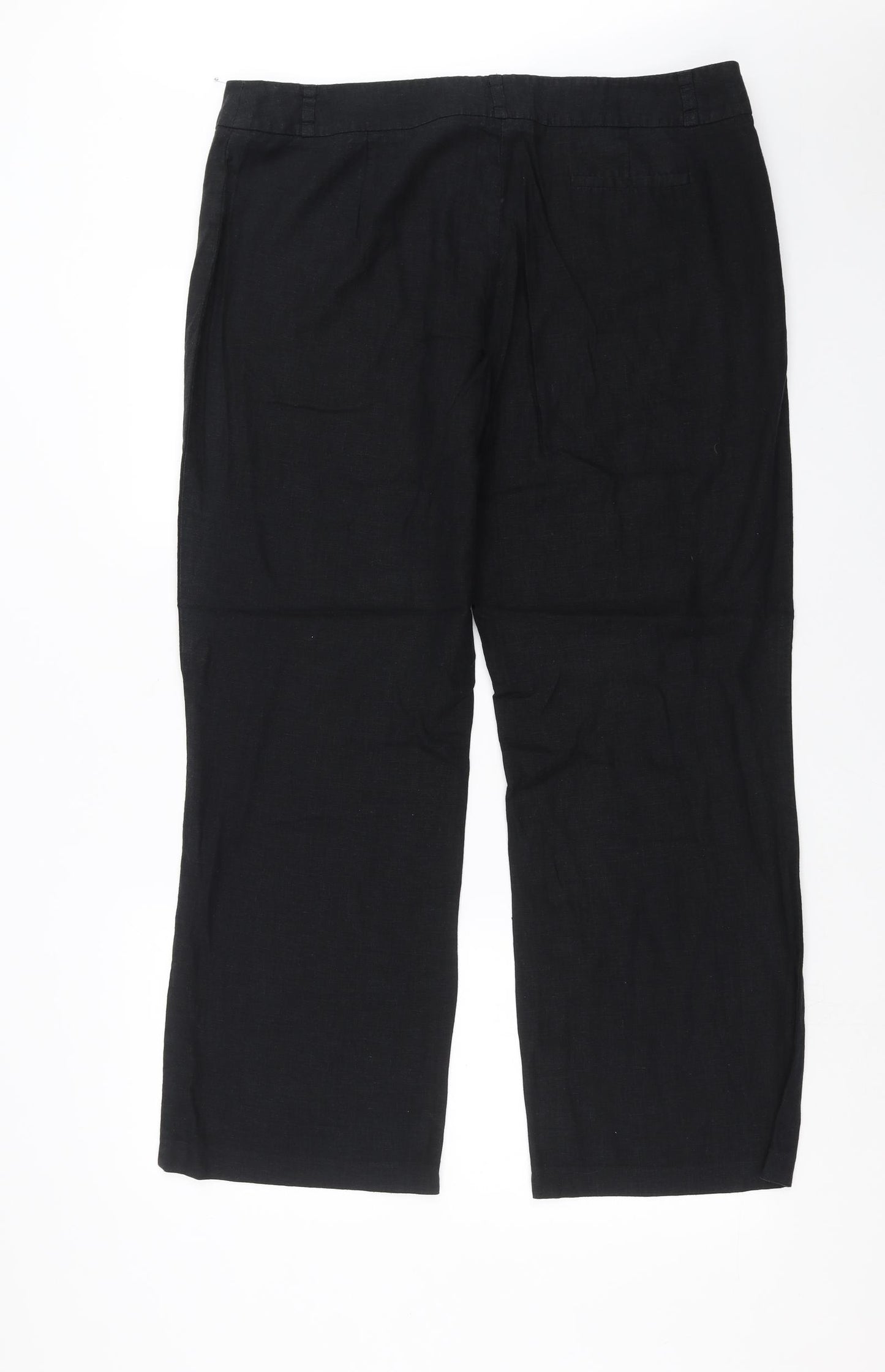 F&F Womens Black   Trousers  Size 18 L29 in