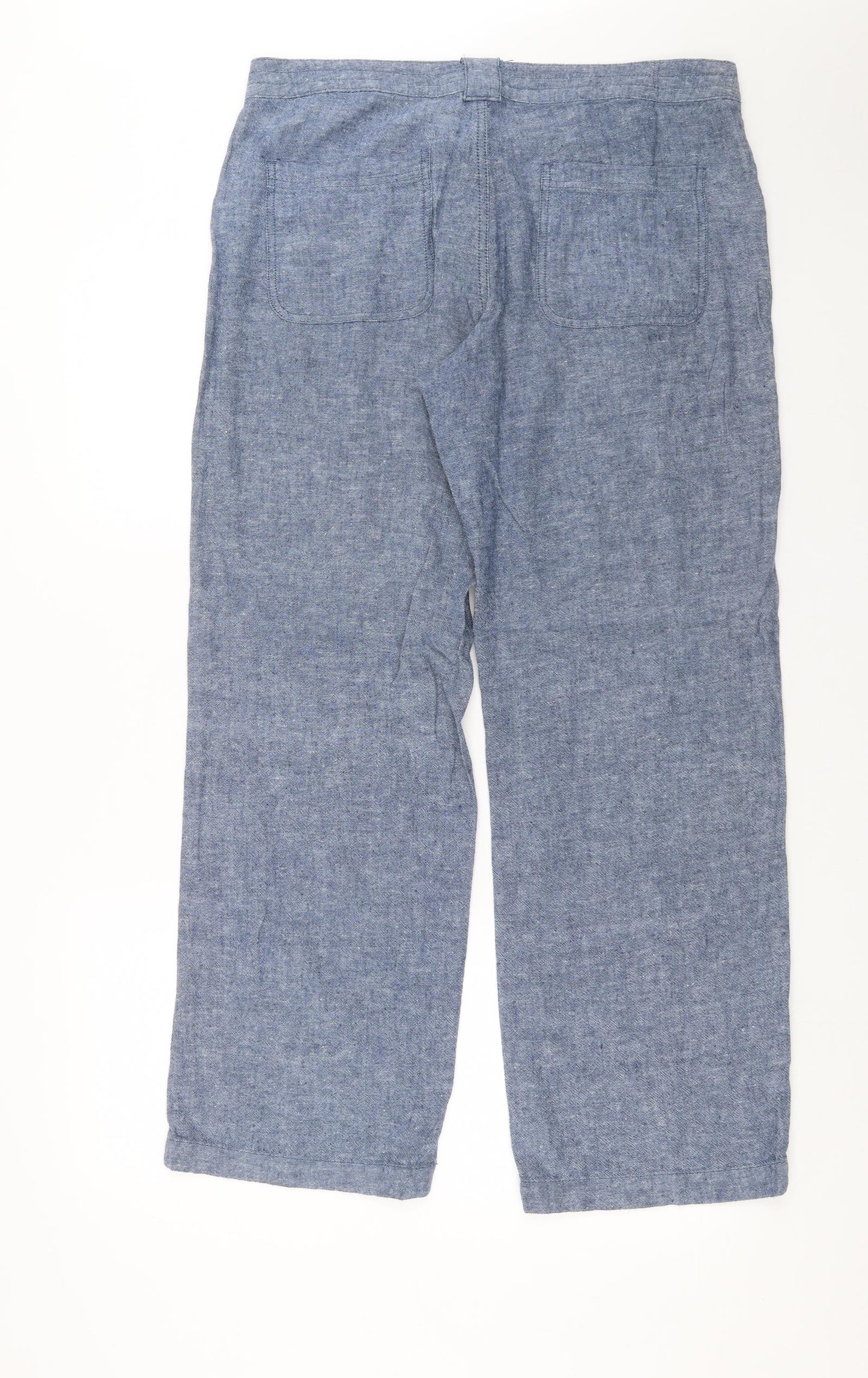 TU Womens Blue   Trousers  Size 12 L29 in