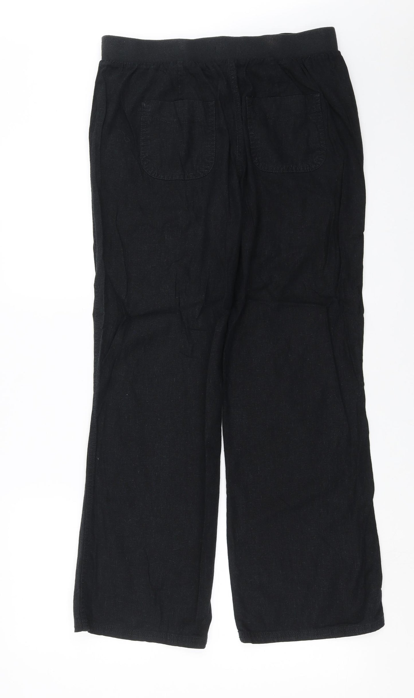 George Womens Black   Trousers  Size 10 L28 in