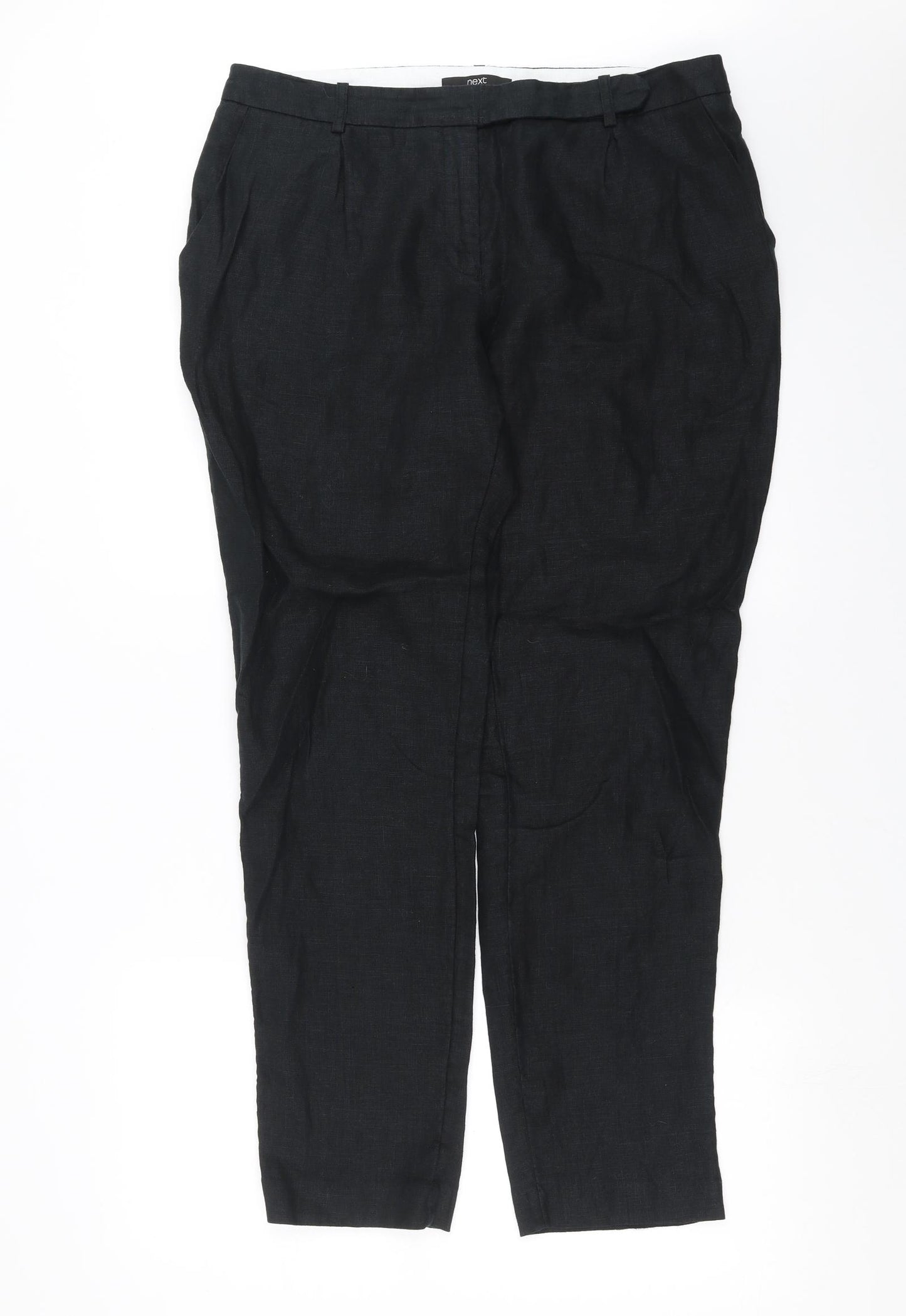 NEXT Womens Black   Trousers  Size 14 L29 in