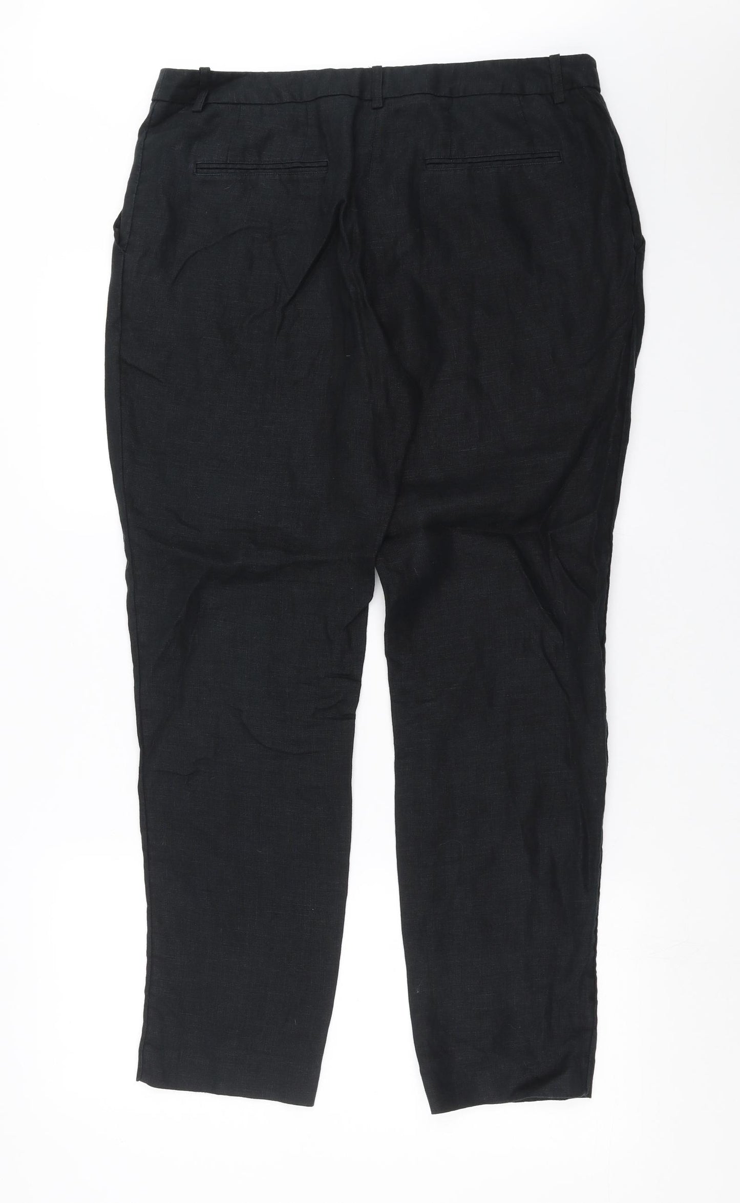 NEXT Womens Black   Trousers  Size 14 L29 in