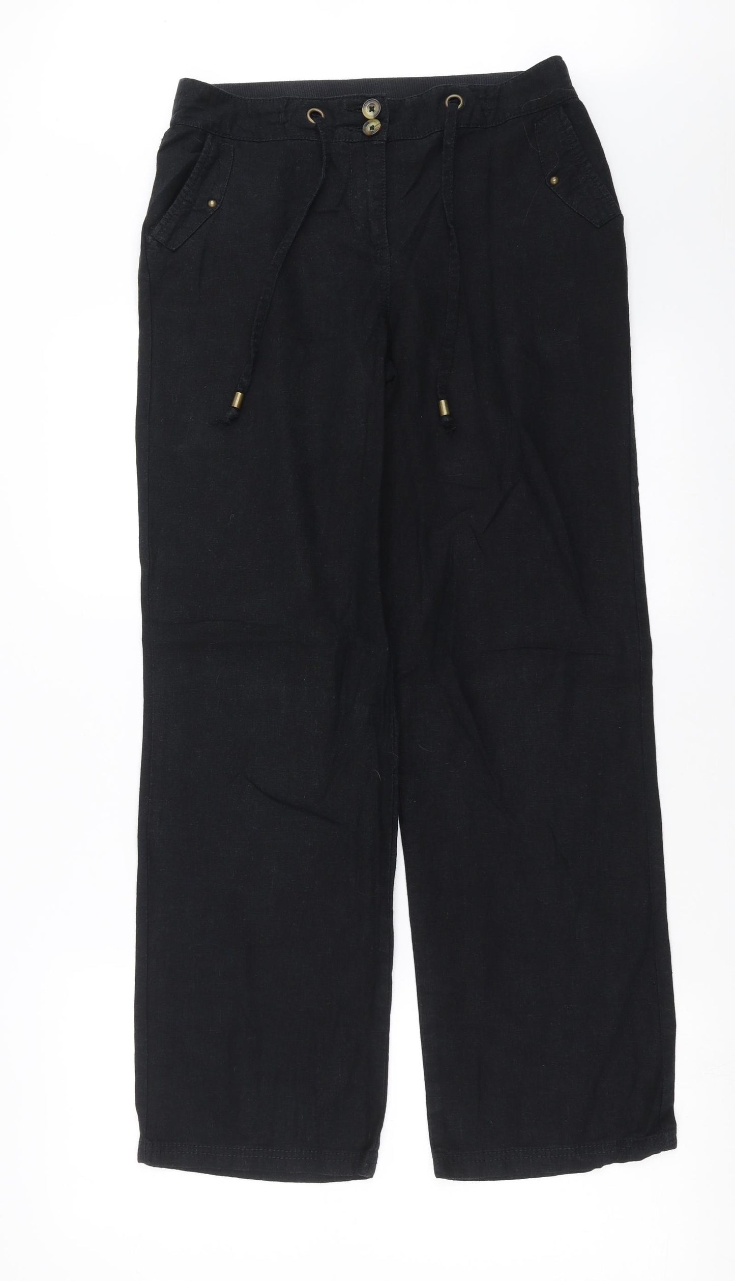 George Womens Black   Trousers  Size 10 L29 in