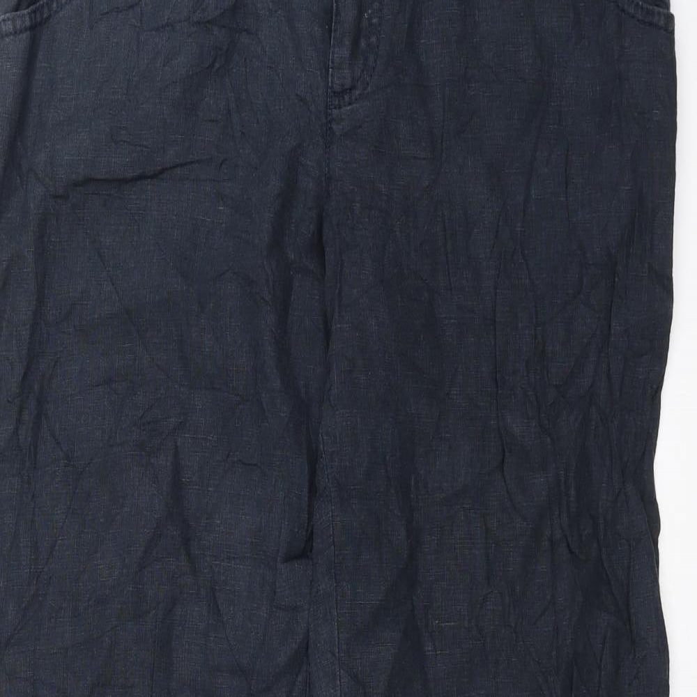 Berri Womens Blue   Trousers  Size 12 L30 in